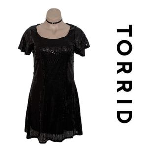 🆕 Torrid Sequin Little Black Dress